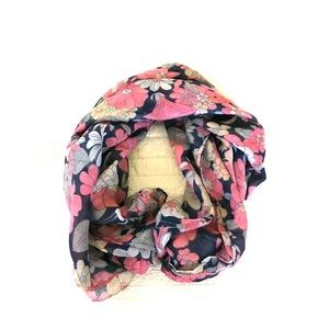 🔴 EUC Lightweight Cotton Scarf - Pink and Blue